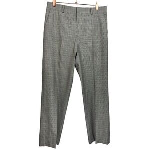 Express Men's Plaid Producer Dress Pants Size 33 X 32‎ Career Office Preppy Work